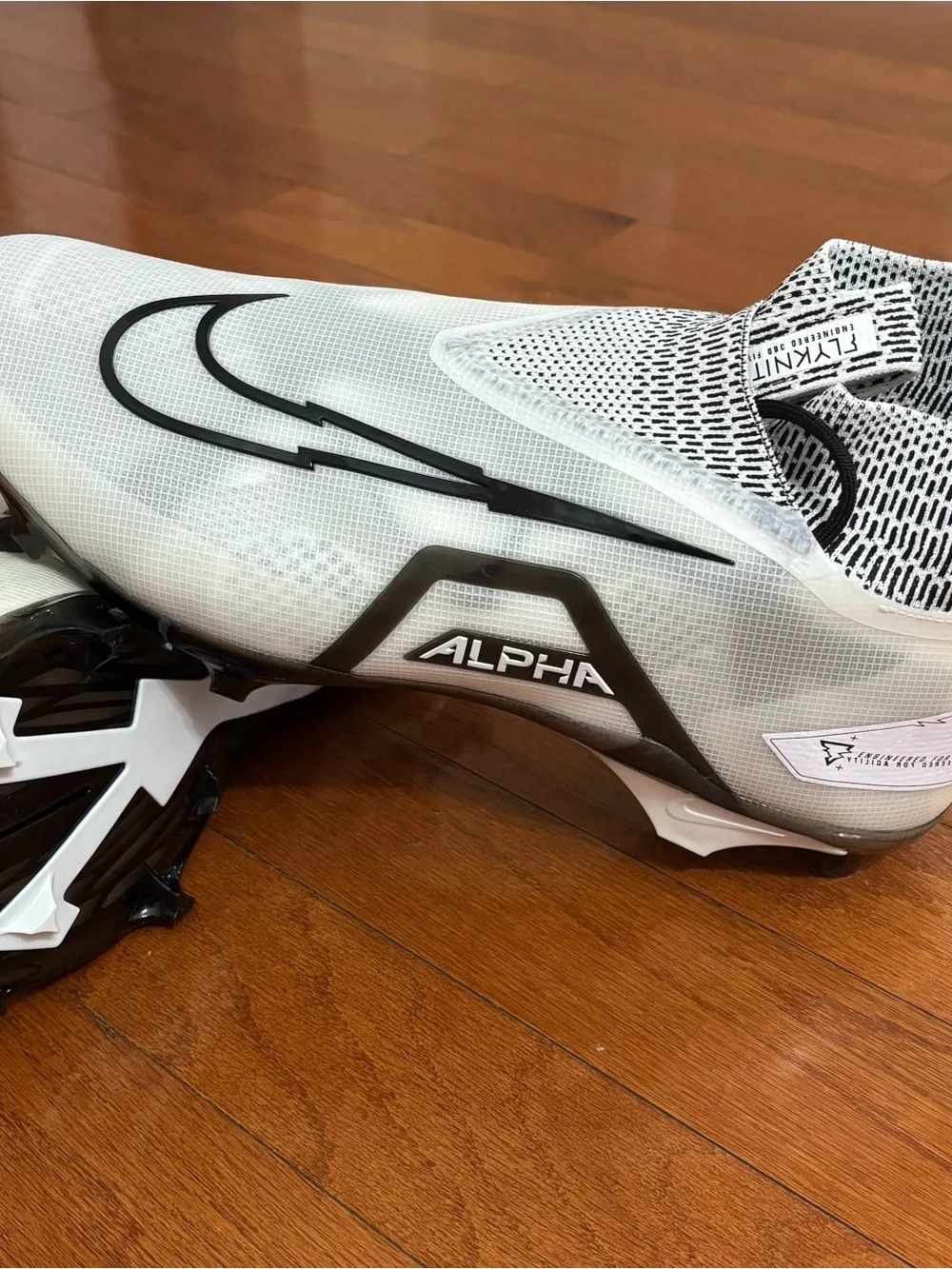 Nike Alpha Menace Elite 3 WIDE 'Ghost White' DH1350-100 Football size 16